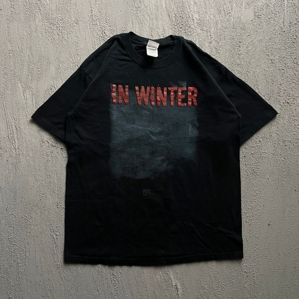 Vintage In Winter Shirt Large Black 2000s Murmur Medical